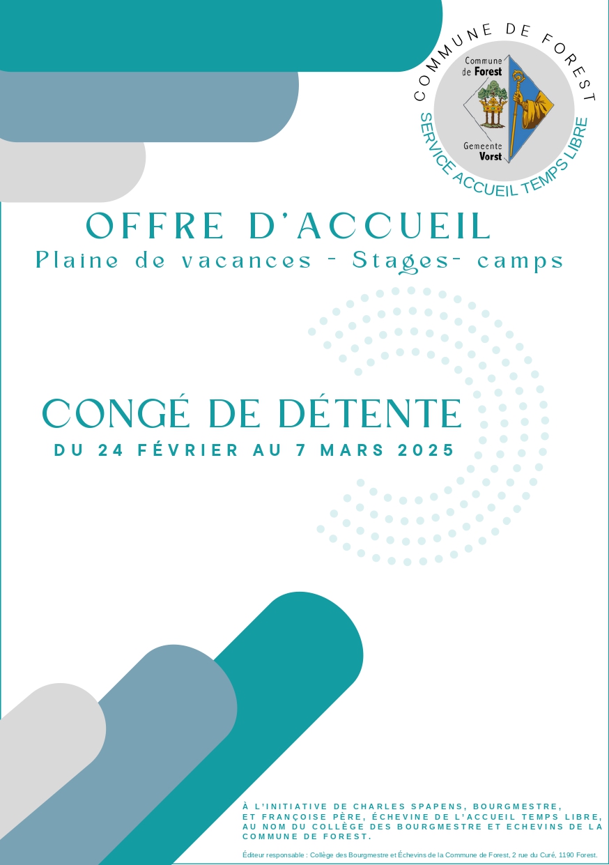 Offre d accueil congé de détente 2025
